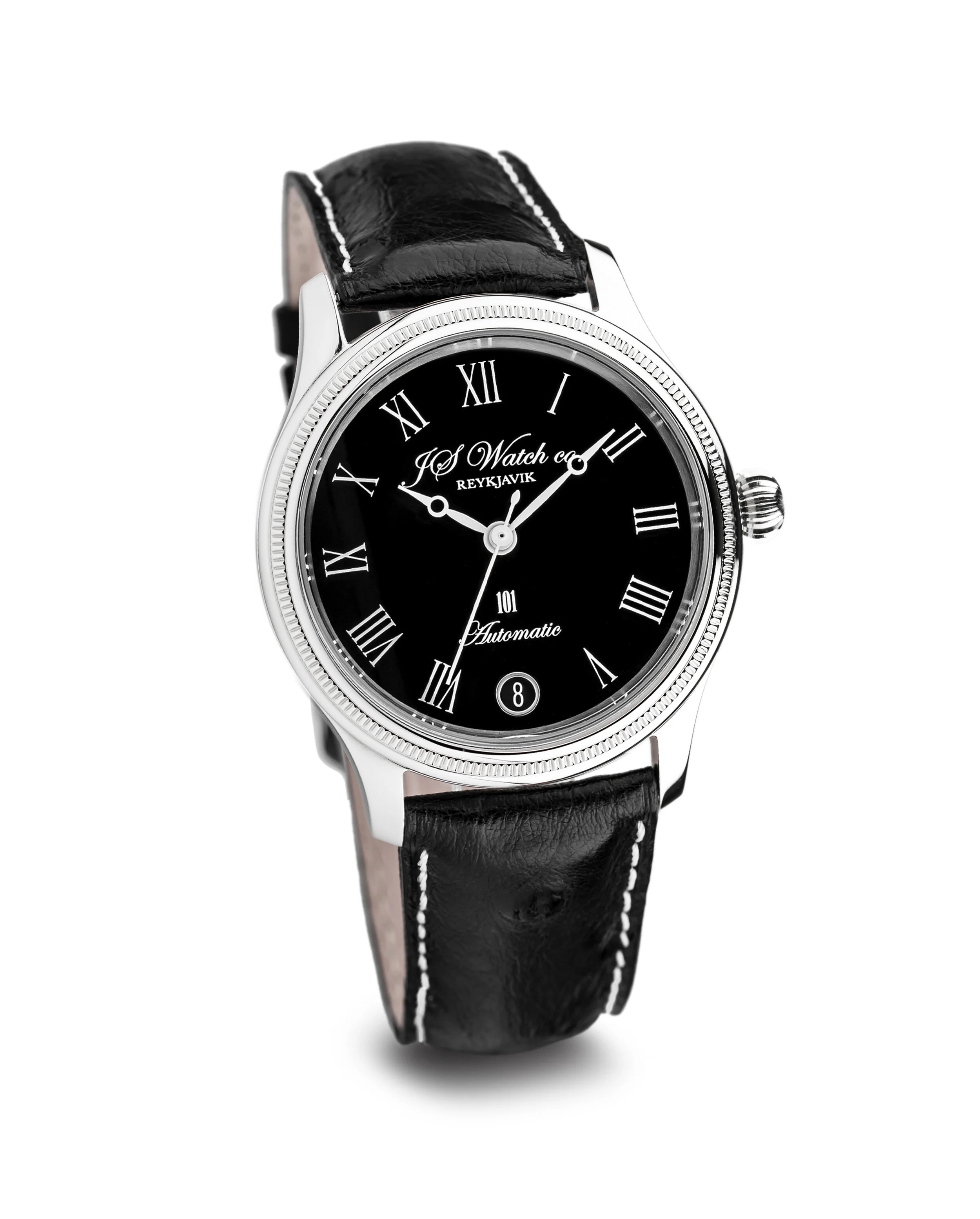 JS Watch Company Reykjavik — 101 32mm Black Roman